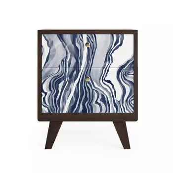 Прикроватная тумба thimon (the idea) синий 49x59x40 см.