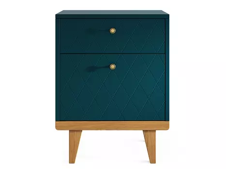 Прикроватная тумба thimon v2 (the idea) бирюзовый 50x65x40 см.