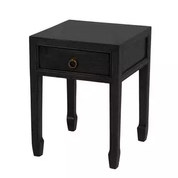 Прикроватная тумба (to4rooms) черный 40x53x40 см.