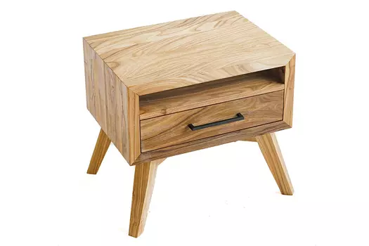 Прикроватная тумба (woodzpro) бежевый 50.0x55.0x50.0 см.