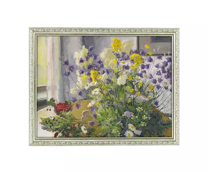 Принт на холсте в раме arden (to4rooms) мультиколор 40x30x3 см.