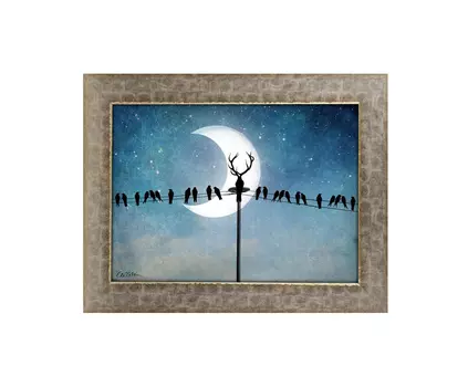 Принт на холсте в раме paloma (to4rooms) мультиколор 50x40x3 см.