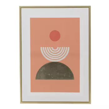 Принт в раме berger (to4rooms) оранжевый 50x70x4 см.