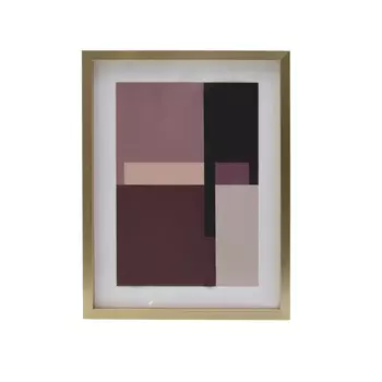 Принт в раме chollas (to4rooms) розовый 30x40x2 см.