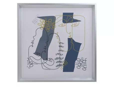 Принт в раме violet ivy (to4rooms) мультиколор 50x50x5 см.