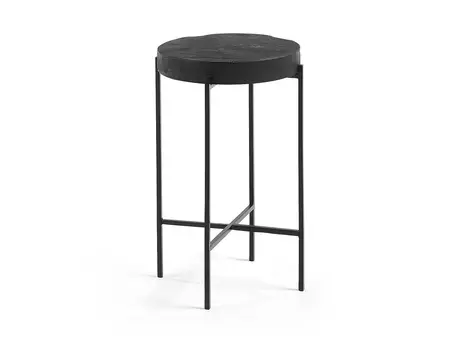 Приставной стол existanc (la forma) черный 50 см.