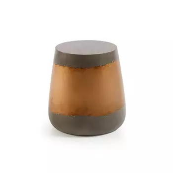 Приставной стол goldman (la forma) серый 41 см.