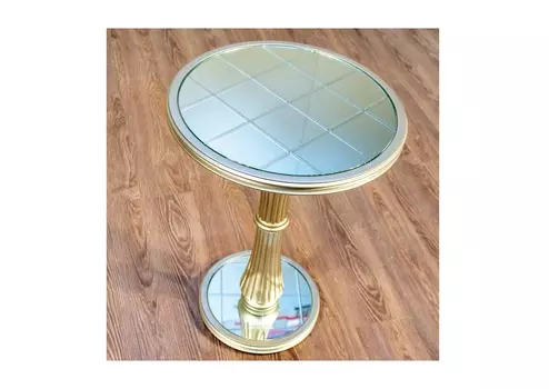 Приставной столик florence (fratelli barri) серебристый 67 см.