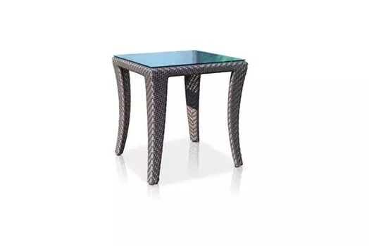 Приставной столик madison (skyline) белый 51x53x51 см.