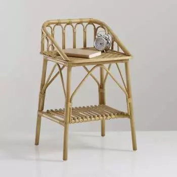 Приставной столик malu (laredoute) бежевый 46x72x40 см.