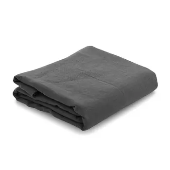 Простыня из стираного льна еssential (240х270) (tkano) серый 240x270 см.