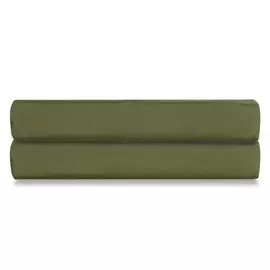 Простыня на резинке wild (tkano) зеленый 160x200x30 см.