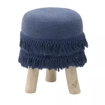 Пуф amaya (to4rooms) синий 40.0 см.