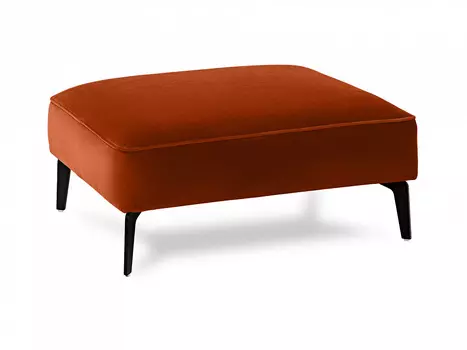 Пуф amsterdam (ogogo) оранжевый 80x37x65 см.