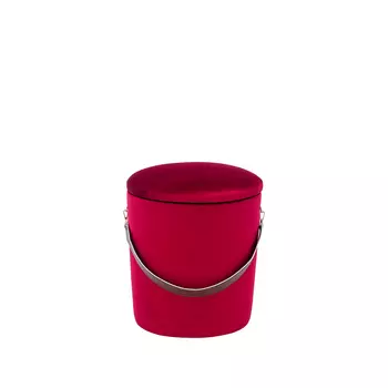 Пуф бакет мини (leset) красный 38 см.