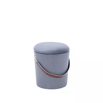 Пуф бакет мини (leset) серый 38 см.