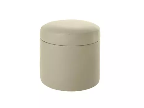 Пуф barrel малый (ogogo) бежевый 45 см.