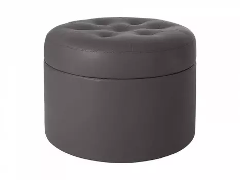 Пуф barrel (ogogo) серый 45 см.