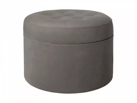 Пуф barrel (ogogo) серый 45 см.