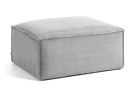 Пуф blok (la forma) серый 90x41x70 см.