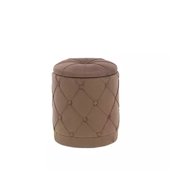 Пуф бона (leset) коричневый 45 см.