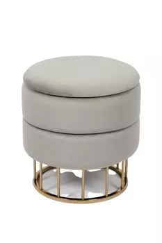 Пуф boston (my interno) серый 41 см.