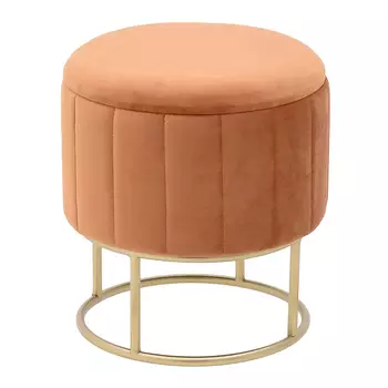 Пуф-бокс aliye (to4rooms) оранжевый 40.0 см.