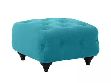 Пуф cloud бирюзовый (ogogo) голубой 65x40x65 см.