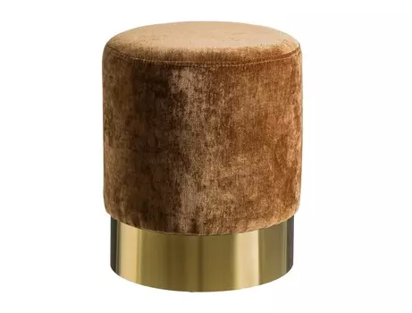 Пуф dolmen (to4rooms) коричневый 42 см.