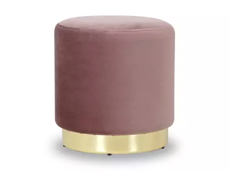 Пуф drim розовый с золотым (ogogo) розовый 40 см.