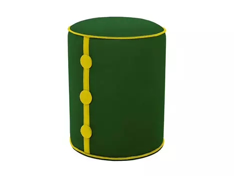 Пуф drum button зеленый (ogogo) зеленый 49 см.