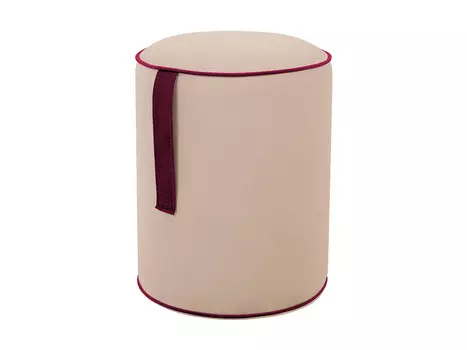 Пуф drum handle (ogogo) бежевый 49 см.