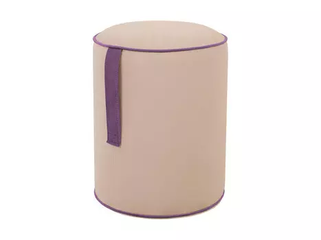 Пуф drum handle (ogogo) бежевый 49 см.