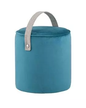 Пуф джерри (stoolgroup) бирюзовый 40 см.