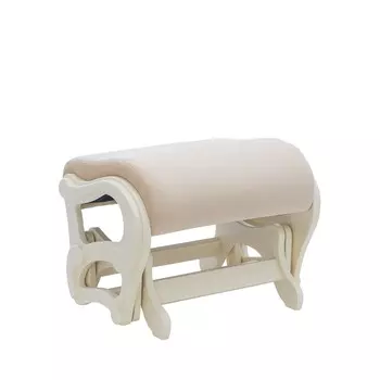 Пуф-глайдер модель 78 люкс белый (комфорт) белый 57x48x47 см.