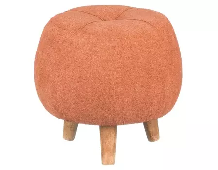 Пуф (glasar) розовый 35.0x33.0x35.0 см.