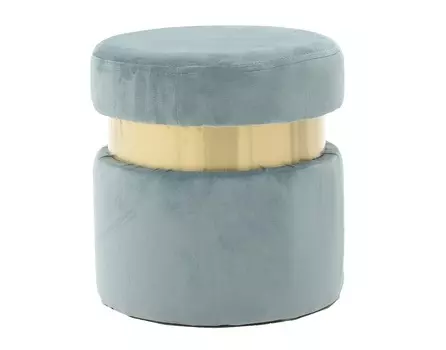 Пуф jax (to4rooms) голубой 37.0 см.