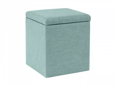 Пуф каркасный craft1 (ogogo) бирюзовый 40x48x40 см.