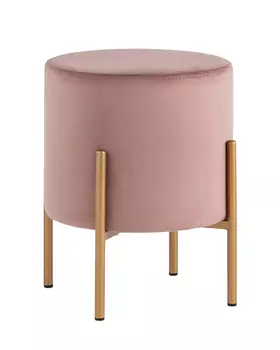 Пуф кейси велюр пыльно-розовый (stoolgroup) розовый