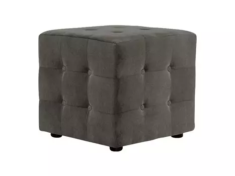 Пуф kristal (ogogo) серый 43x43x43 см.