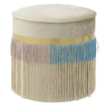 Пуф leonidas (to4rooms) серый 36.0 см.