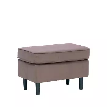 Пуф микс (leset) серый 60x42x40 см.