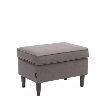 Пуф микс (leset) серый 60x42x40 см.