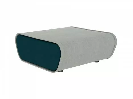 Пуф neya (ogogo) серый 68x29x68 см.