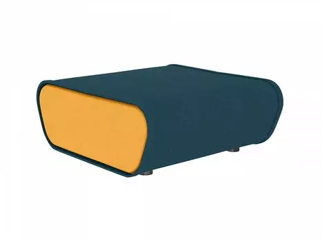 Пуф neya (ogogo) синий 68x29x68 см.