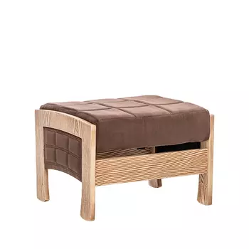 Пуф нордик (комфорт) коричневый 55x40x50 см.