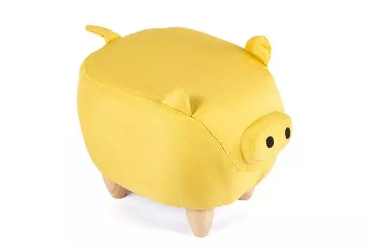 Пуф поросенок (bradexhome) желтый 50x37x34 см.