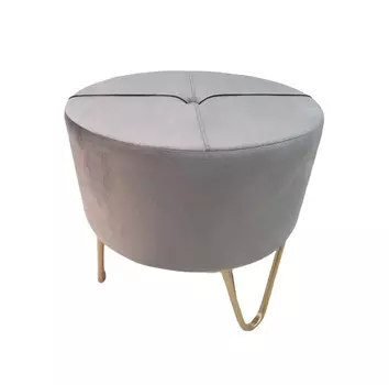 Пуф portland (my interno) серый 44x44x44 см.