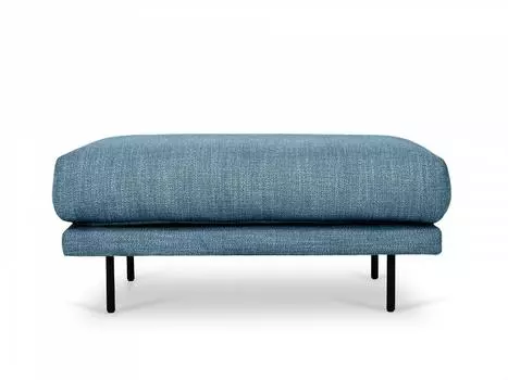 Пуф ricadi (ogogo) синий 100x43x70 см.