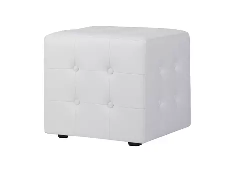 Пуф rubik plus (ogogo) белый 43x42x43 см.